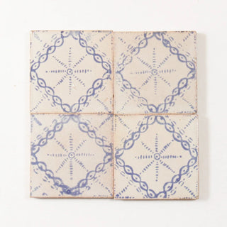 Rayo Azul 4"x4" by Tilesofezra