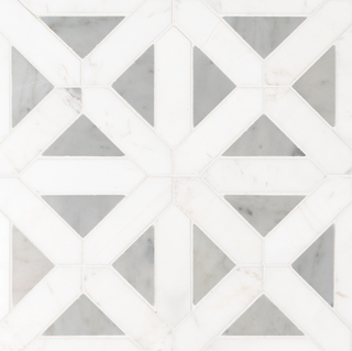 Bianco Dolomite Geometrica Tile