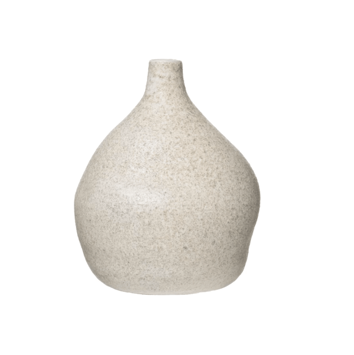 Distressed Terracotta Vase with Glaze