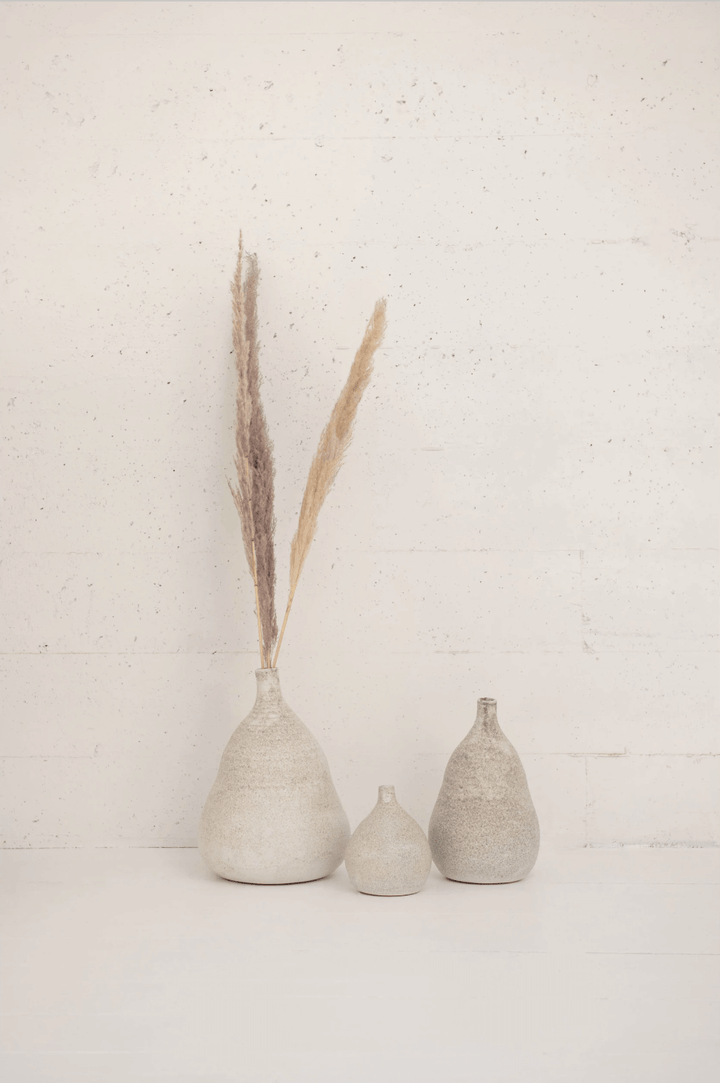 Distressed Terracotta Vase with Glaze