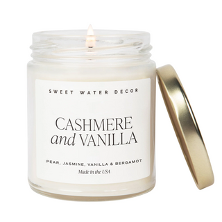 Cashmere and Vanilla Soy Candle - 9oz