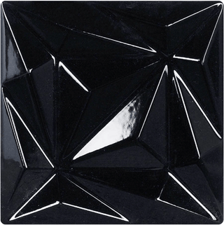 Esenzia Black Deco Glossy Mosaic 6X6" Tile