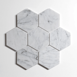 Venatino Carrara 5" Hexagon