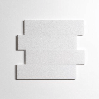Crystal White 3"x12" Polished Marble Tile