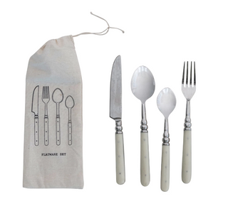 Stainless Steel & Resin Cutlery Set
