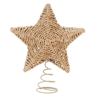 Hand-Woven Star Tree Topper