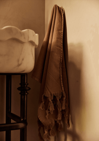Vintage Wash Towel Collection, Nutmeg