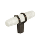 Marble White / Oil-Rubbed Bronze