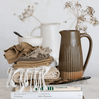 Woven Cotton Slub Dish Cloth (Set Of 3)