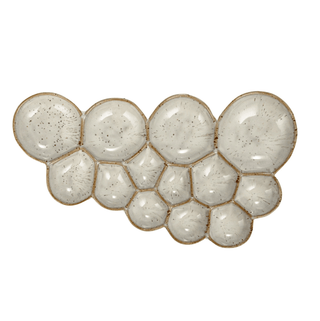Stoneware Organic Shaped Dish