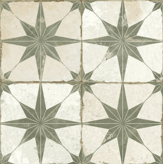 FS Star Patterned Matte Tile Collection 18x18"