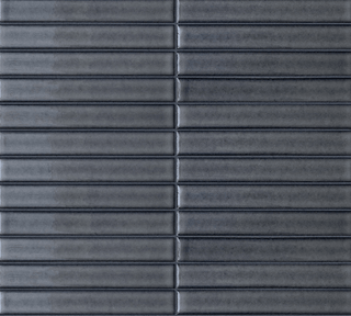 Stick Ceramic Tile Collection in dark gray, 11x12 inches, ideal for versatile wall and floor applications.