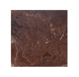 Red Onyx 12x12 marble tile featuring warm red tones and irregular veining, resembling abstract art for elegant flooring.