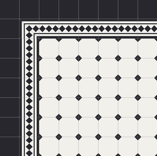 RITZ Border 8"x8" Cement Tile