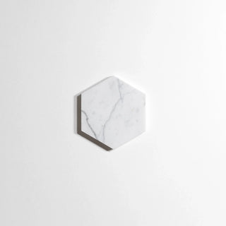 Statuary 5" Polished Hexagon Mosaic