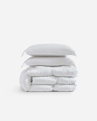 Premium Bamboo Bubble Comforter and shams bundle featuring soft, breathable, sustainable materials for cozy comfort.