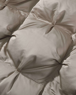 Close-up of the Premium Bamboo Bubble Comforter showcasing plush, silky-smooth fabric and puffy texture.