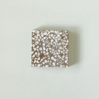 Nutmeg 12"x12" Square Terrazzo Tile by Tilesofezra