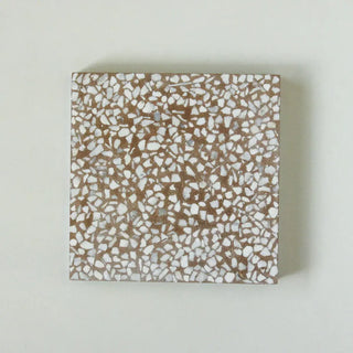 Nutmeg 12"x12" Square Terrazzo Tile by Tilesofezra