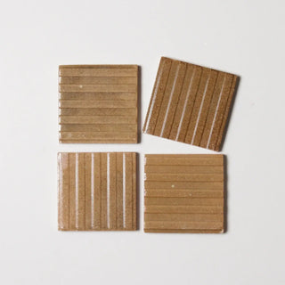 Raki Ash 4"x4" Square Tile by Tilesofezra