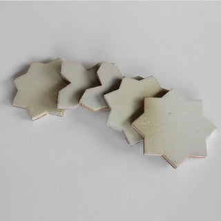 Estrela Singe 4"x4" Star & Cross Tile by Tilesofezra
