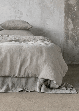 Linen Duvet, Taupe