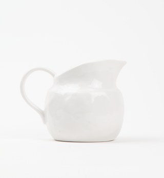Ellian White Stoneware Pitcher
