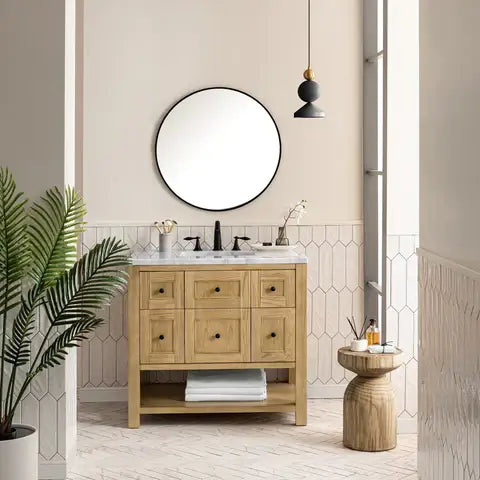 Breckenridge 36" Single Vanity in Light Natural Oak