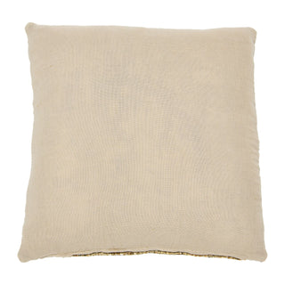 20" Melange Cotton Blend Boucle Pillow, Polyester Fill