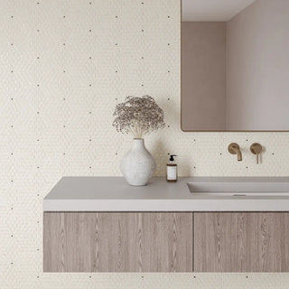Bedrosians Celeste Honed Marble Blend Mosaic Tile