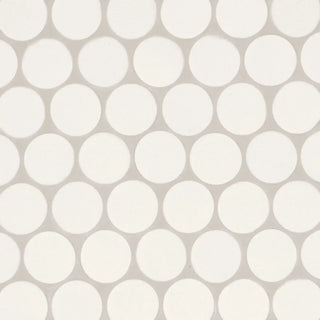 Makoto 2" Round Matte Porcelain Mosaic Tile