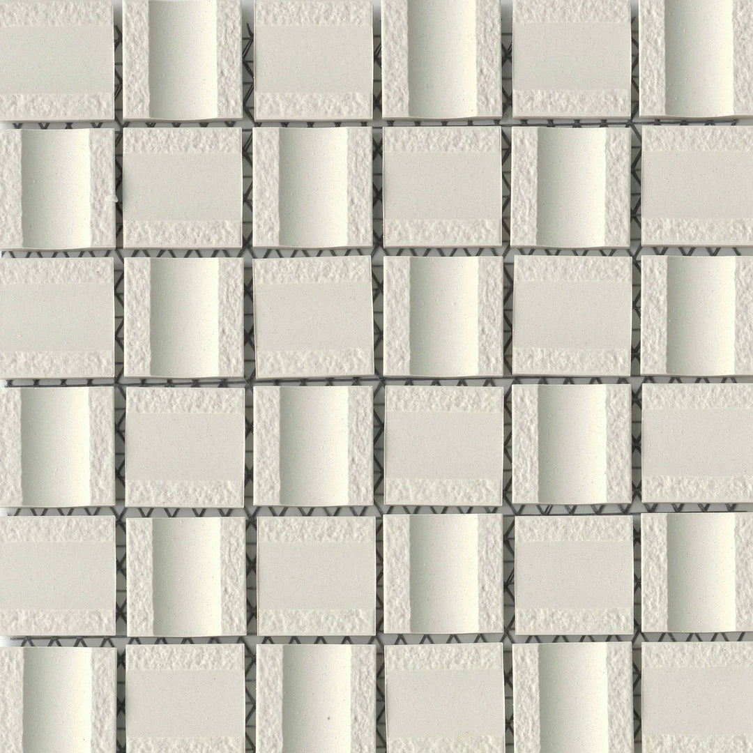 Modan White 2x2" Mosaic