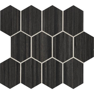 Shibusa Long Rhomboid Mosaic Tile 3"x4"