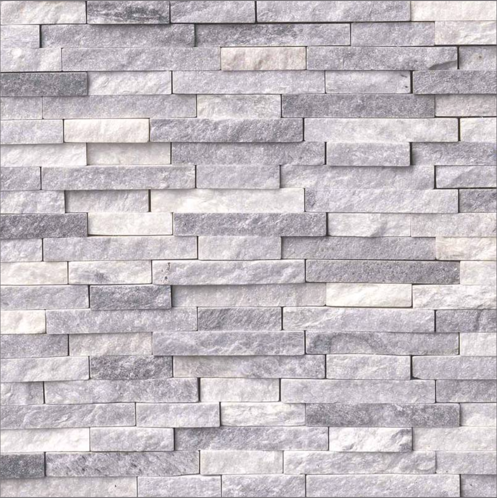 Alaska Wall Tile Gray Splitface Interlocking