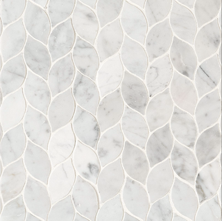 Carrara White Blend Blanco Honed Tile