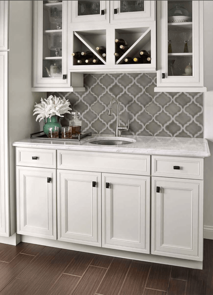 Dove Gray Arabesque