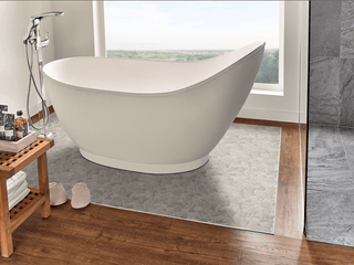 White Oak Pebbles Tumbled Tile 10mm
