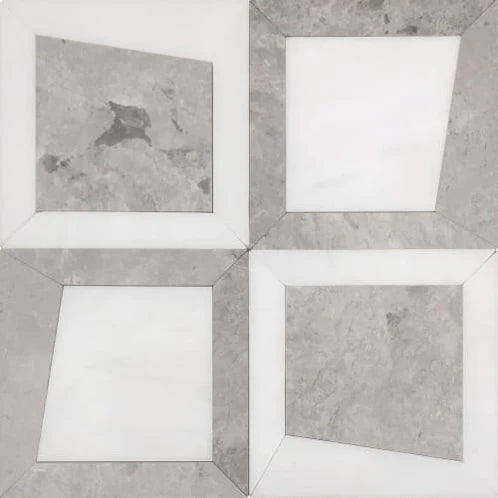 Marble Floor Tile Geometric Design