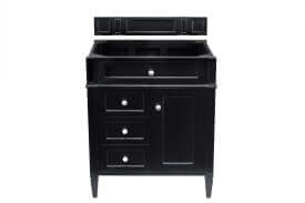 30" Vanity Black Onyx No Top