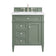 Brittany 30  Sage Green Single Vanity with 3cm White Zeus Quartz