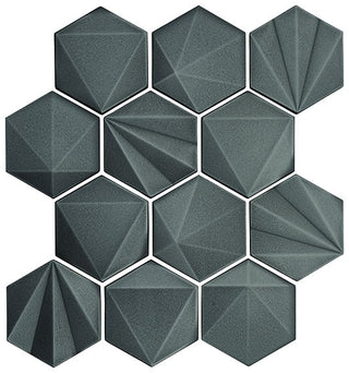 Geometal Hexagon Mosaic 3x3"