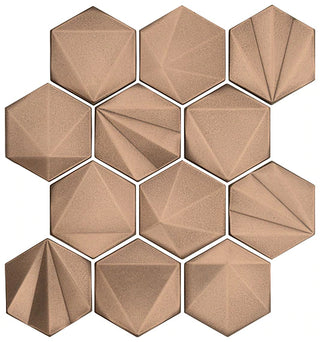Geometal Hexagon Mosaic 3x3"