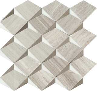 Bizou Polished Crest Mosaic 13"X13"