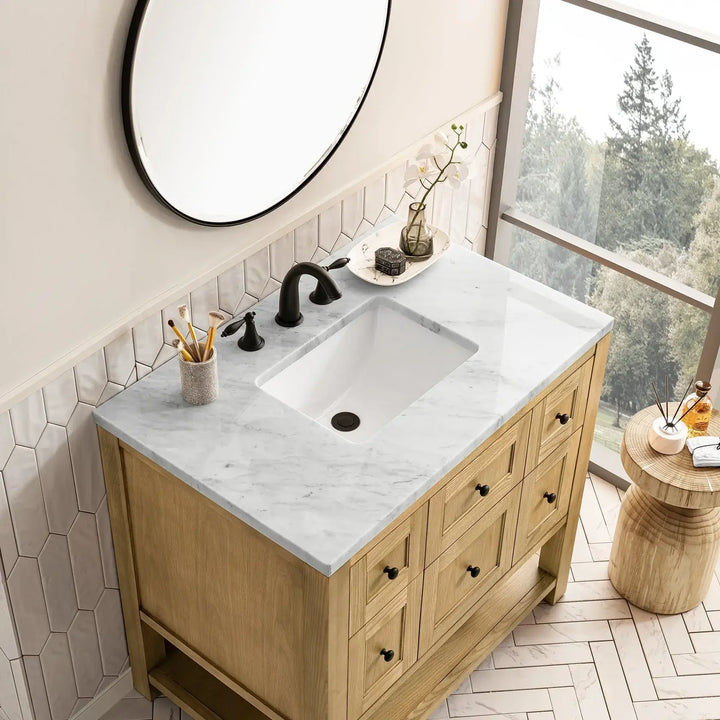 Breckenridge 36" Single Vanity in Light Natural Oak