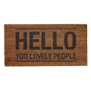 Doormat Hello You Lovely People
