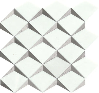 Bizou Polished Crest Mosaic 13"X13"