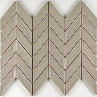 taupe Chevron Bathroom Tile