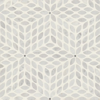 Bedrosians Celeste Honed Marble Blend Mosaic Tile
